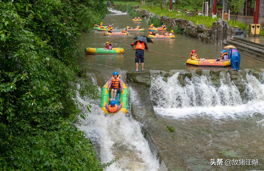 神龙峡漂流风景图片,神龙峡瀑布漂流全程