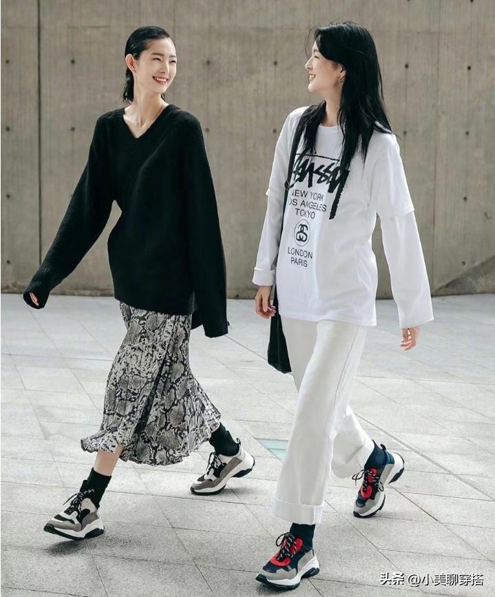 首尔街拍女穿搭图片,首尔街拍穿搭美女