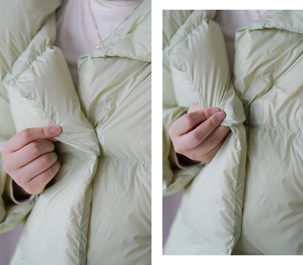 小个子拼接毛衣棉服最新款时髦,秋冬慵懒毛衣棉服内搭