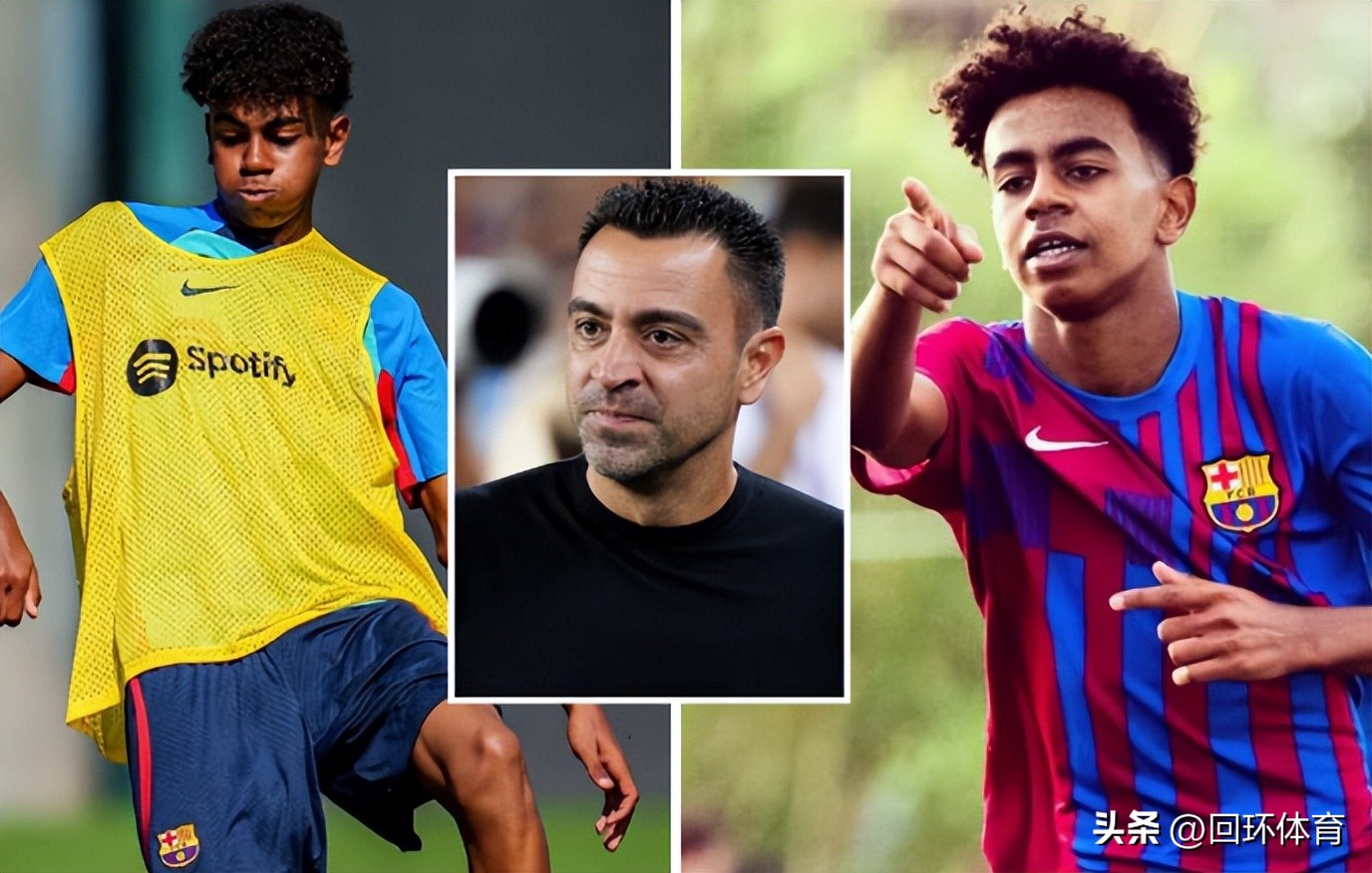 哈维小白跟梅西一起青训过吗,巴萨华丽三叉戟梅西哈维
