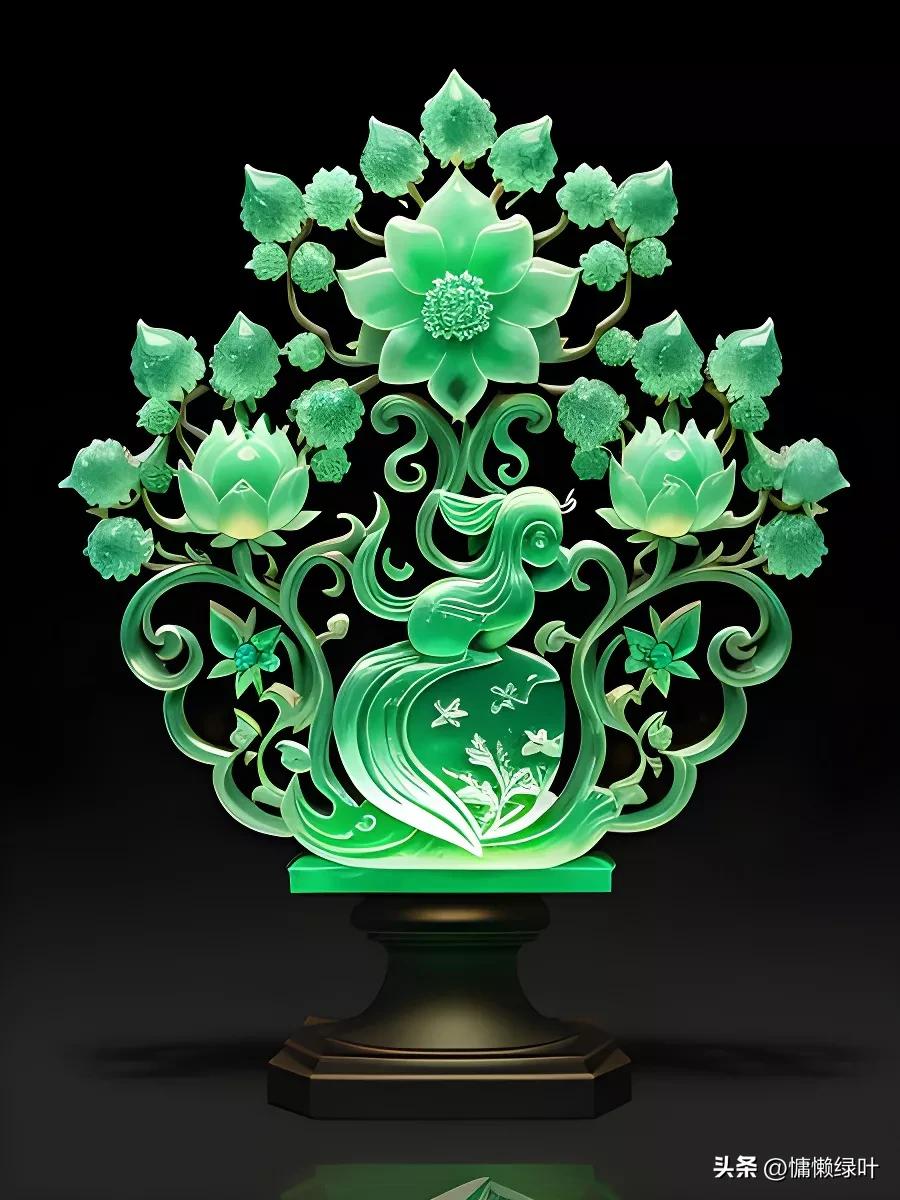 翡翠雕刻的十大工艺,翡翠雕刻的花的造型