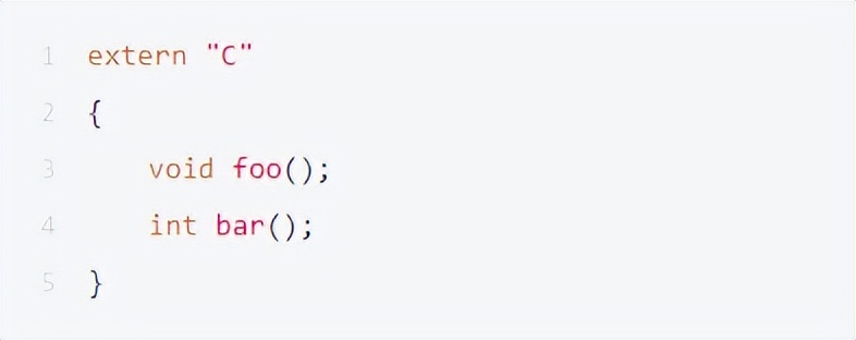 externc,c语言的extern