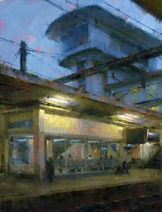 美国画家delbertgish油画作品欣赏,美国现代印象派女画家