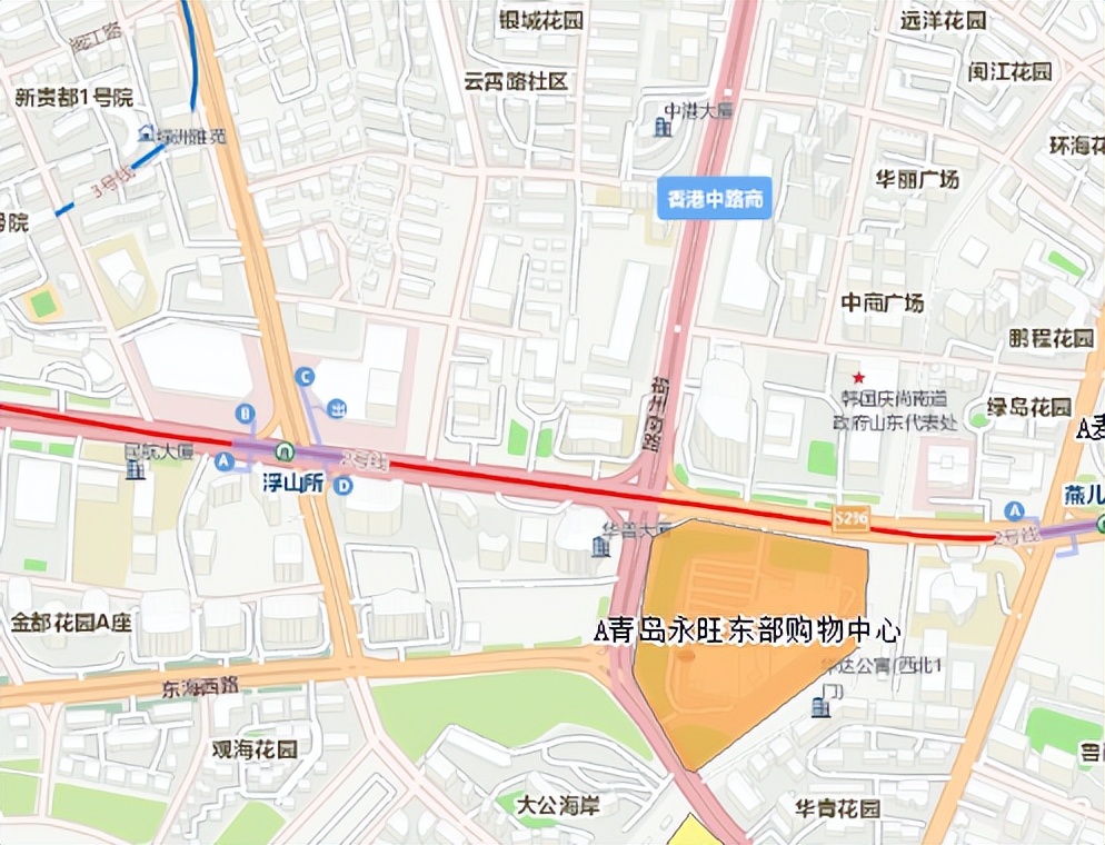 青岛西海岸新区繁华地段商圈,青岛最全的购物广场