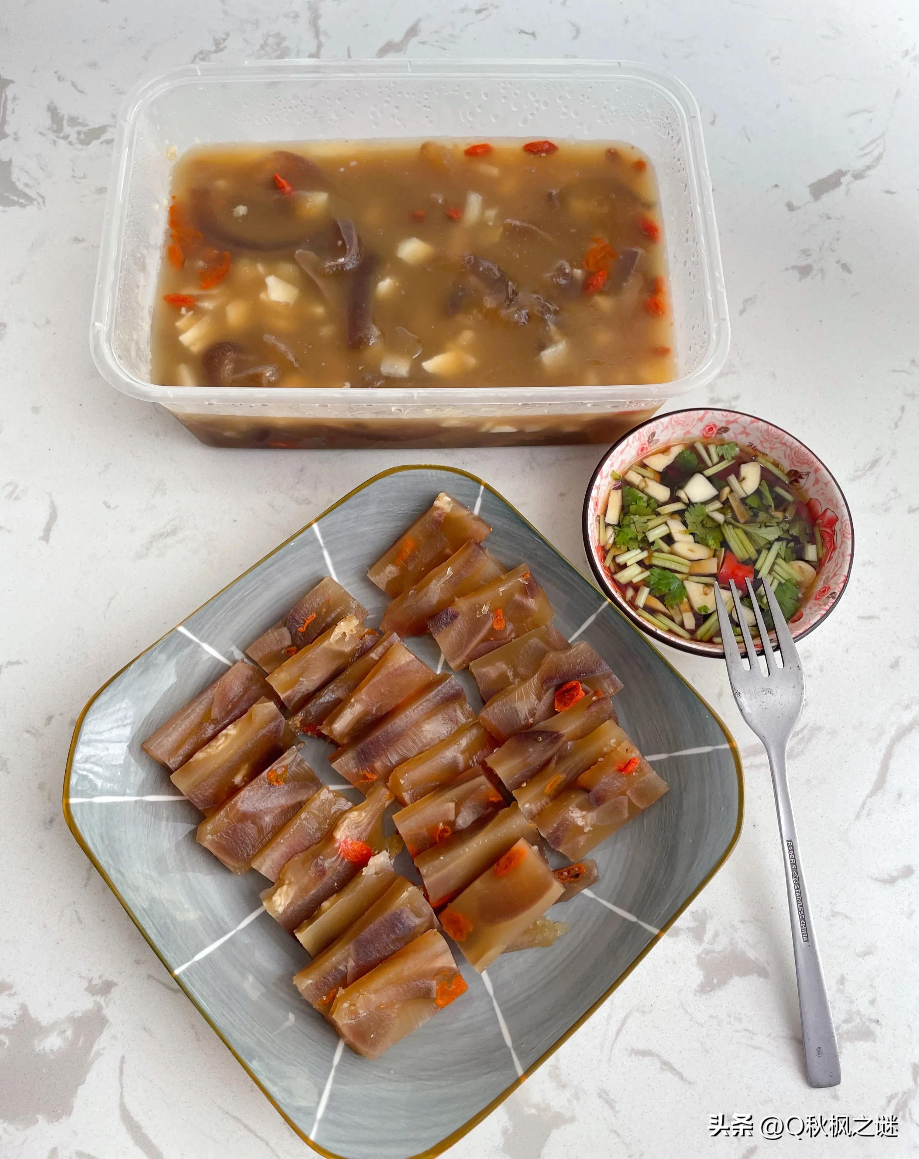 皮冻的q弹,牛皮冻正宗做法