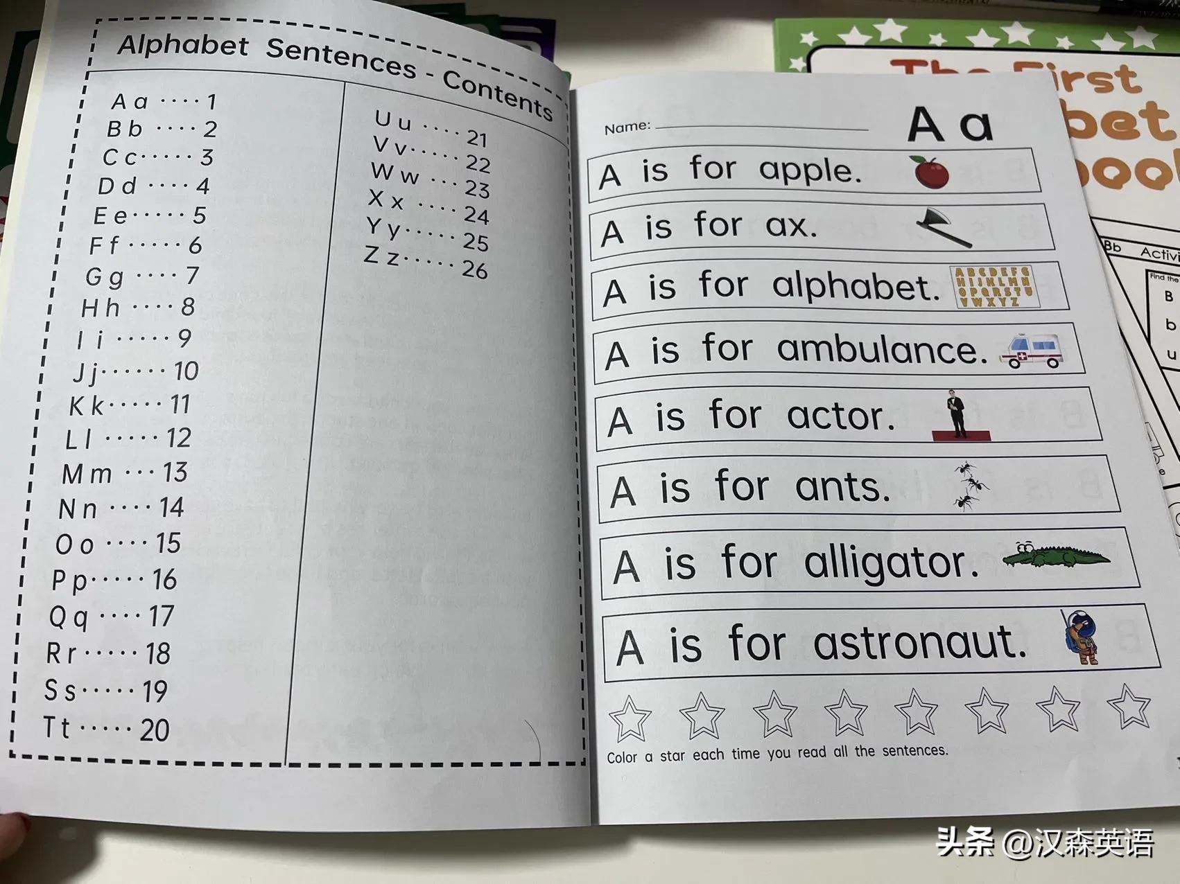 美国学校加州指读字母启蒙高频词汇句子理解等免费分享