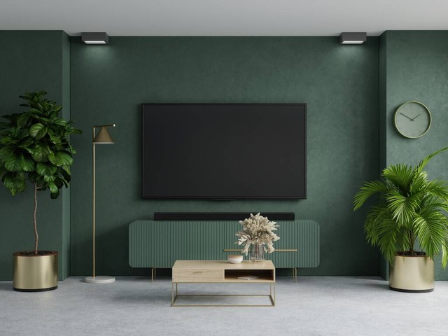 电视柜高度标准多少客厅,客厅电视柜高度尺寸多少合适图片