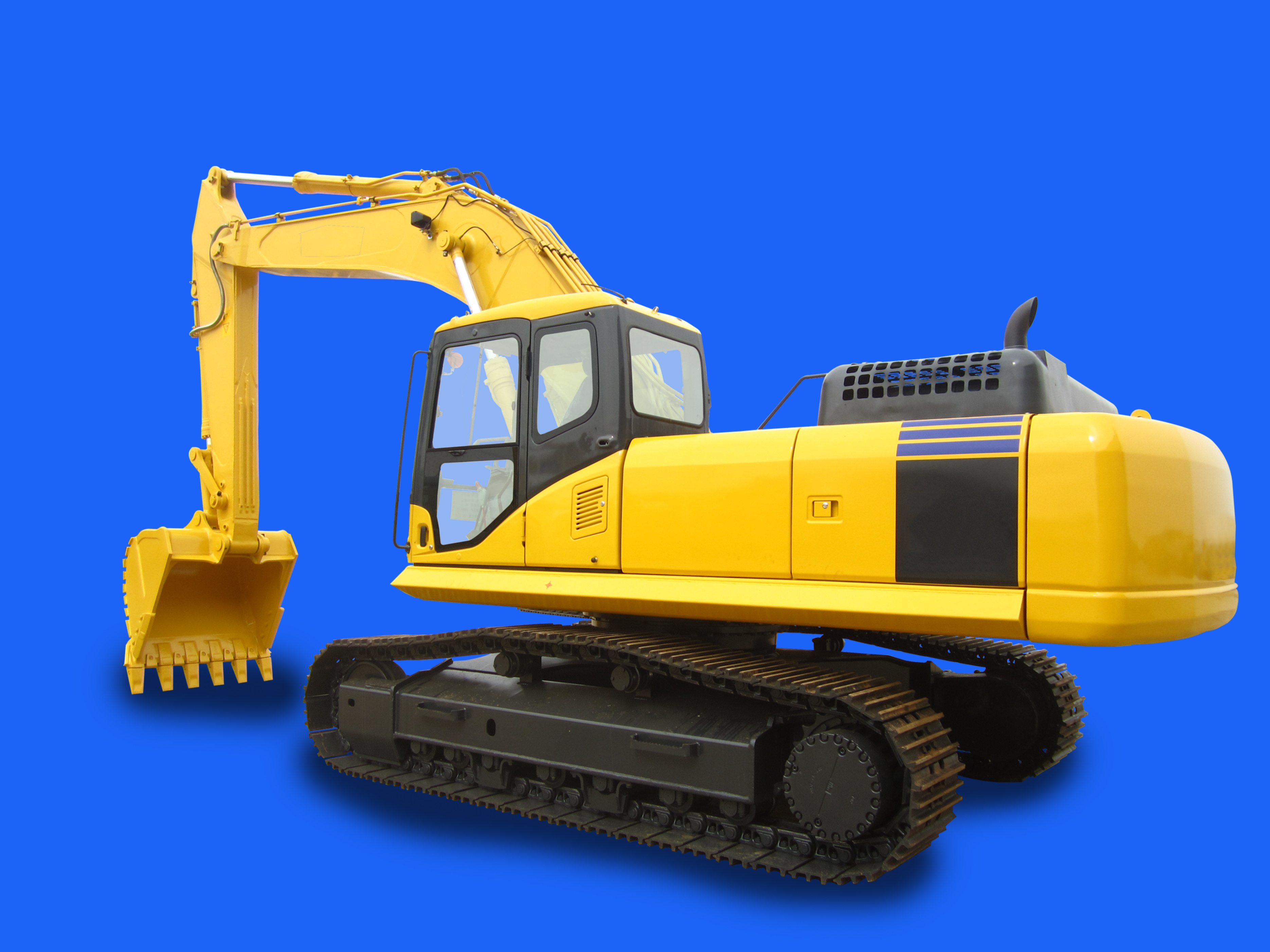 卡通挖掘机抠图素材,挖土机图片卡通图片