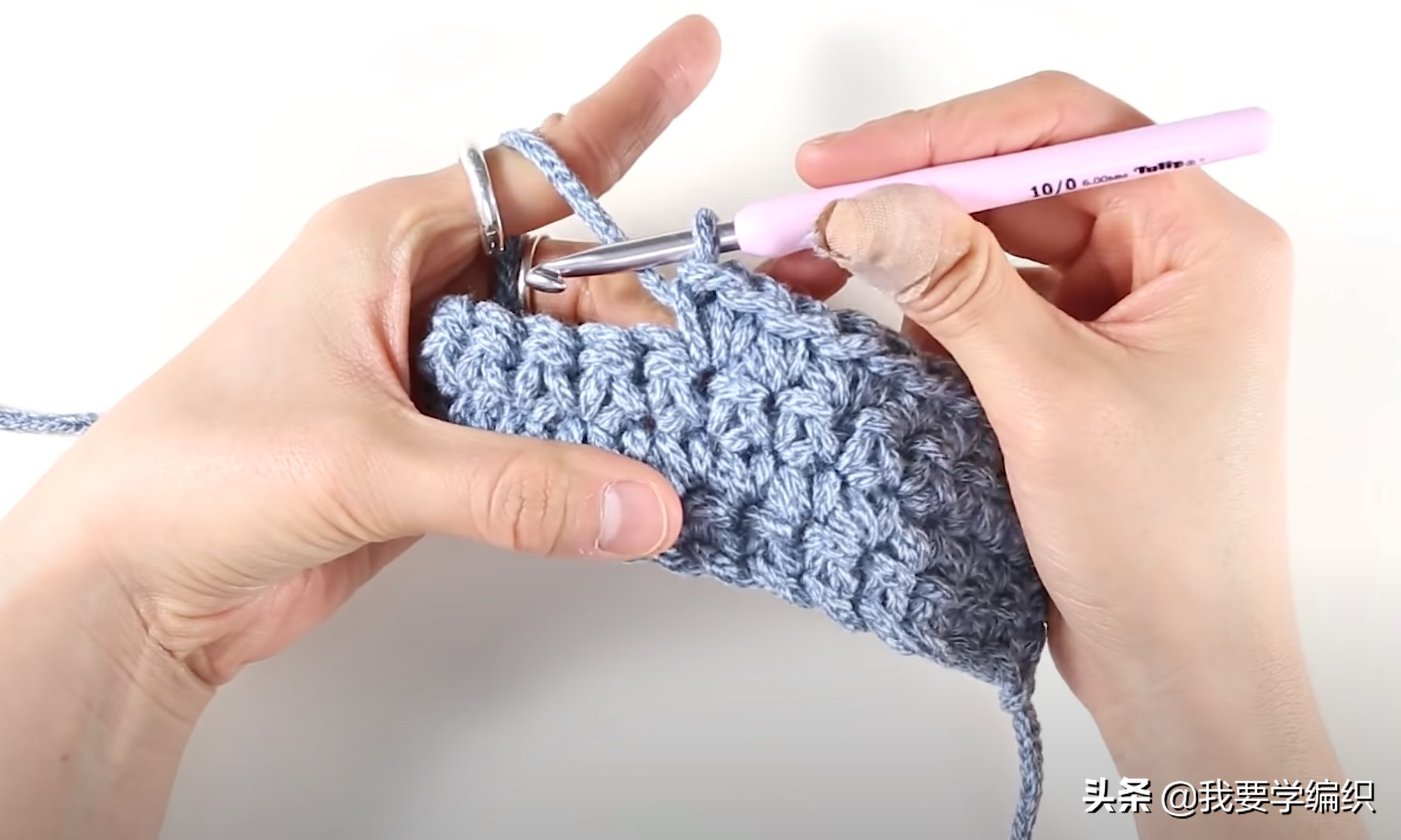 新手入门学钩小包,新手学钩包包视频教程