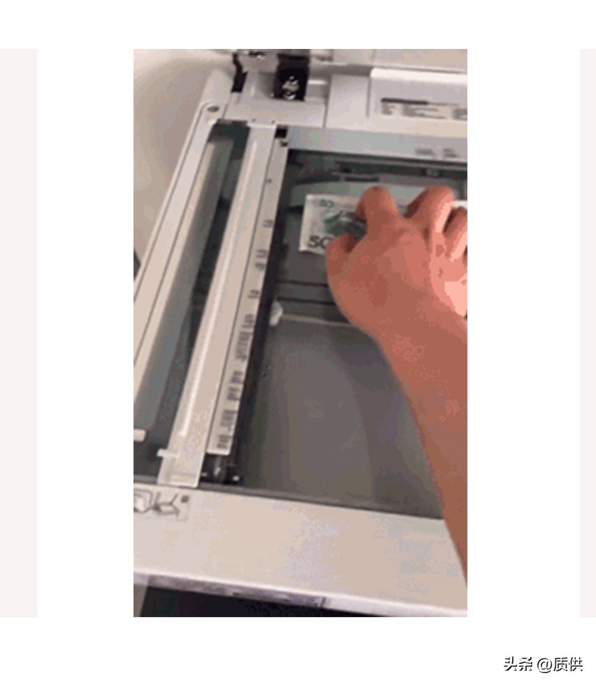 把钱复印会怎样,把钱放进打印机