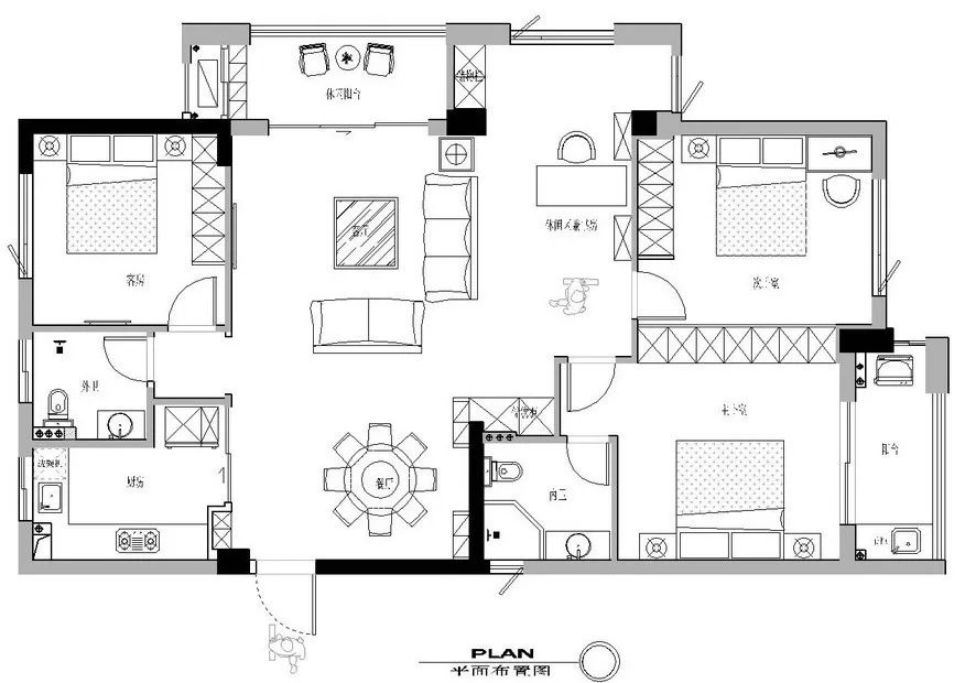 130平现代轻奢风迷人高雅范儿,127平现代美式风格