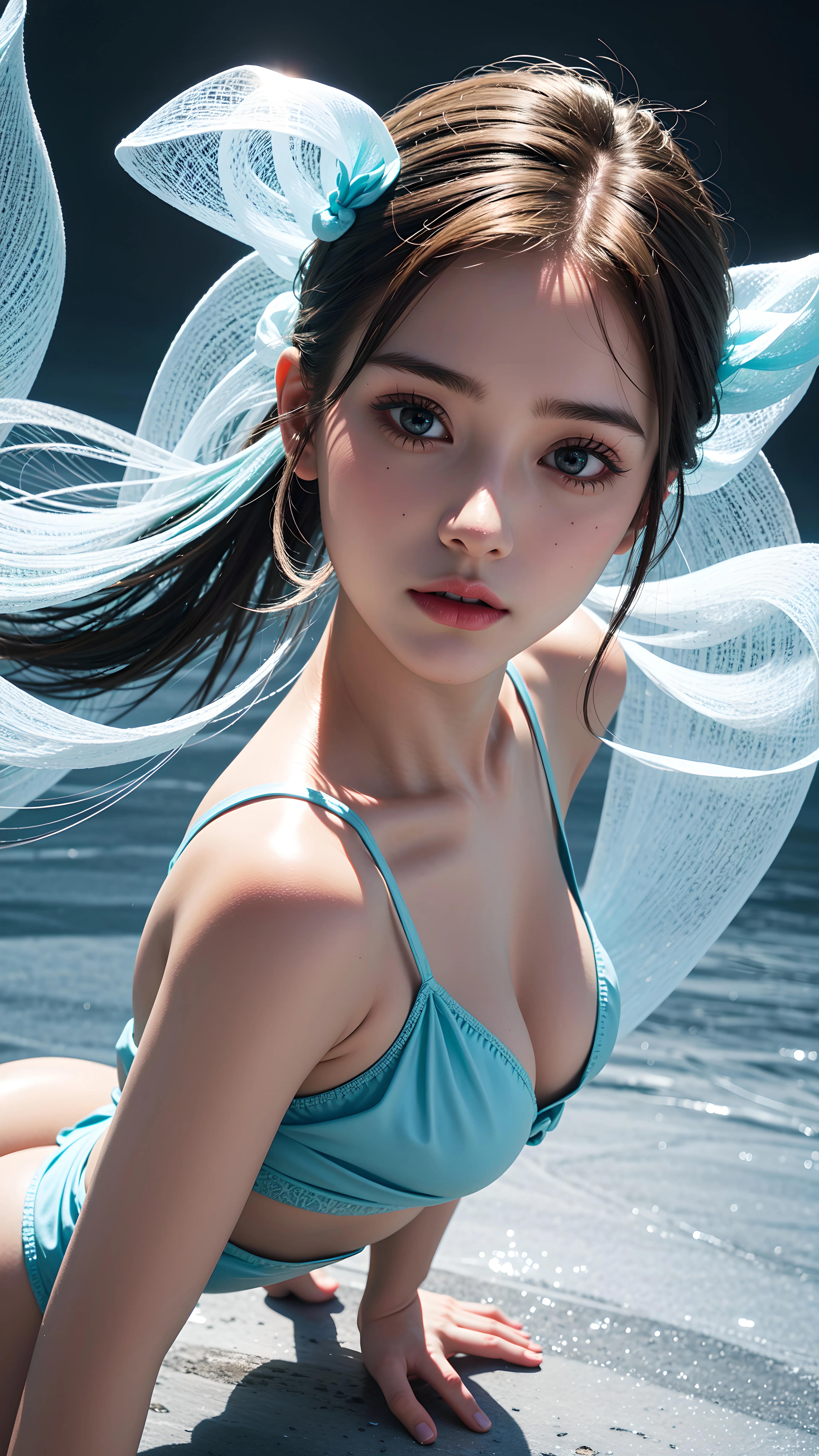 每日Ai美图：夏日炎炎，冰丝透凉，华服美丽小公主