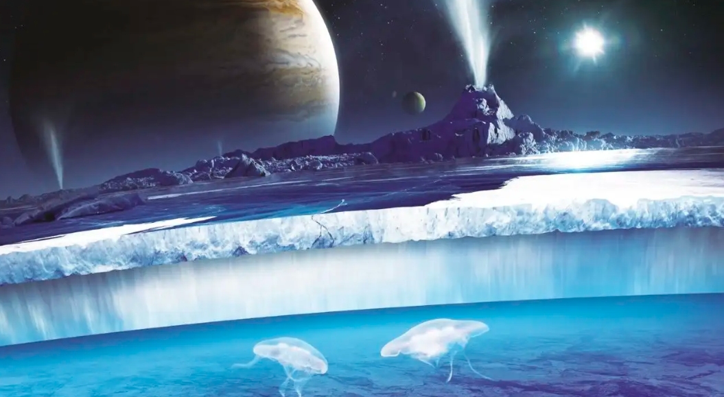 三千公里直径却有比地球更大海洋，欧罗巴一号看到的生物是真的？