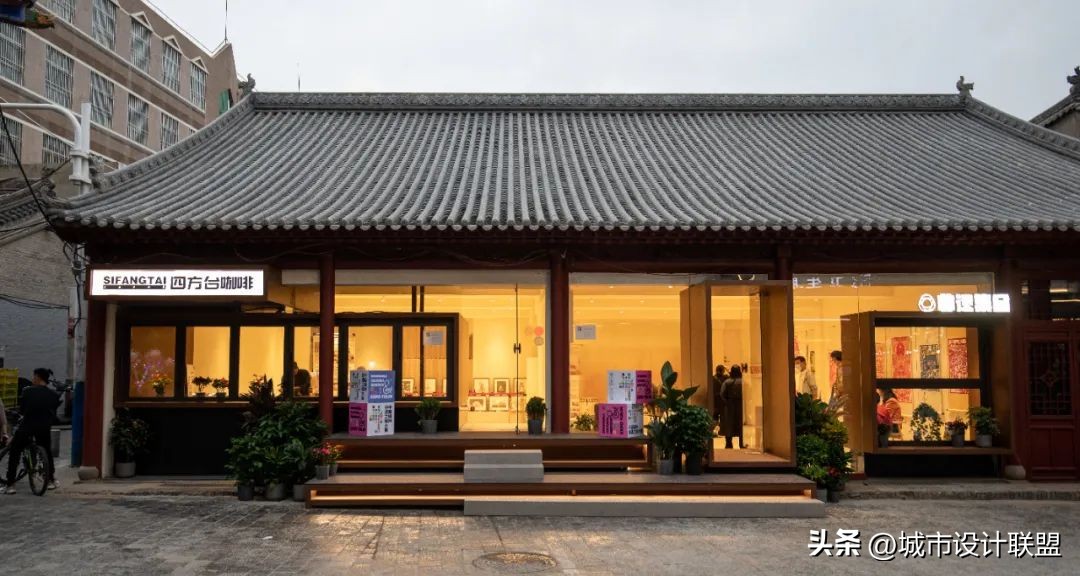 城市微更新街区改造,街区改造对比效果图