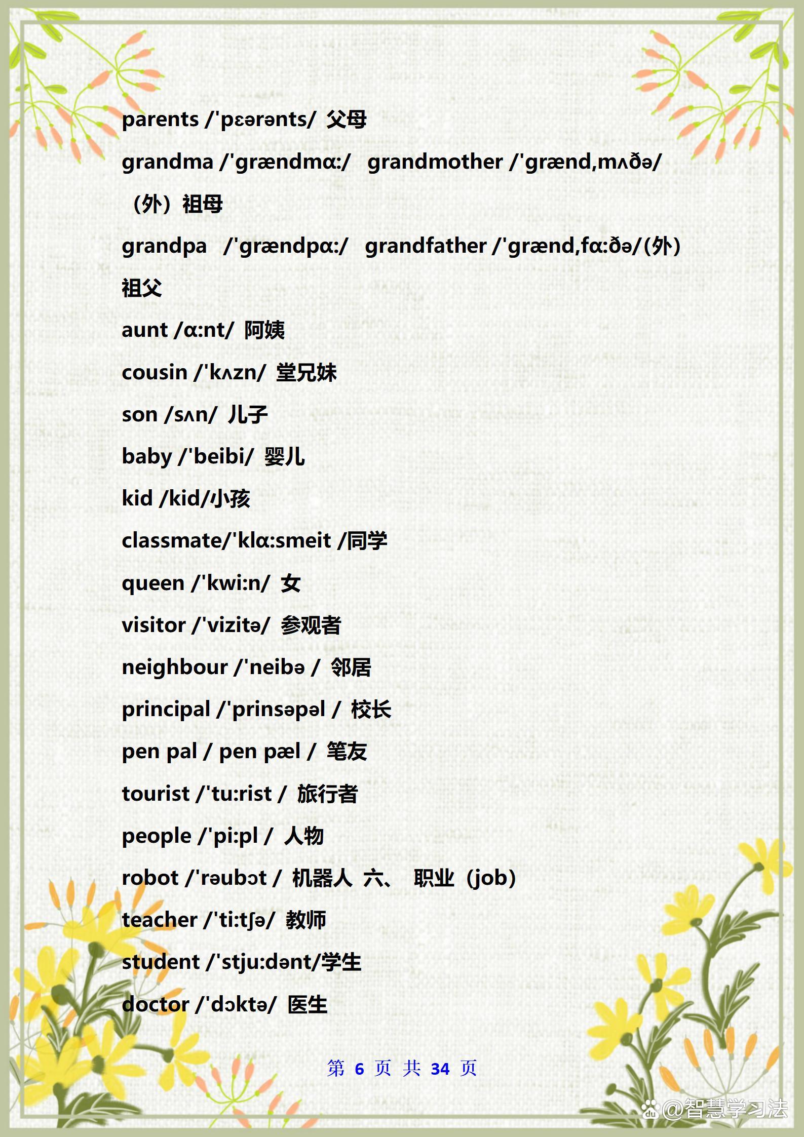 小学英语五年级下册单词加音标,小学英语班主任整理笔记