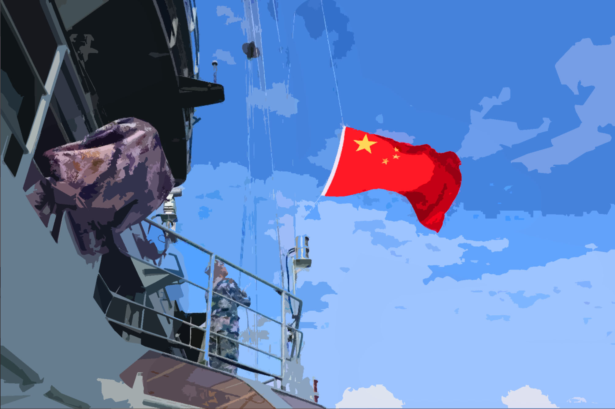 兵爱国怒剿贼营救海英，中国战舰霸气迎接人质（漫画版小说选读）