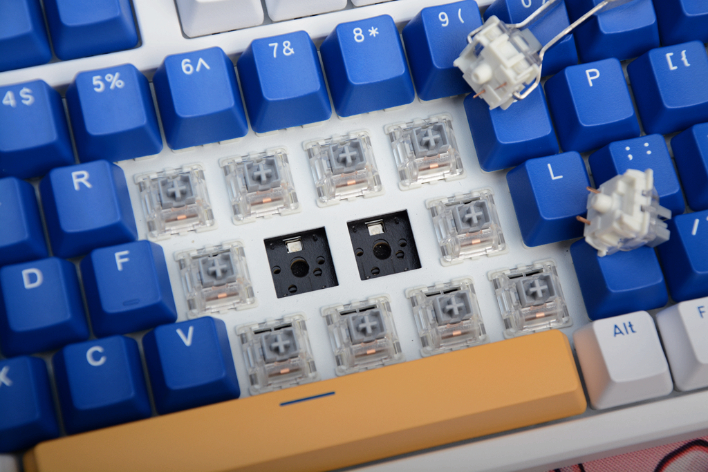 你见过带摇杆的键盘么，HELLOGANSSHS75T三模机械键盘开箱