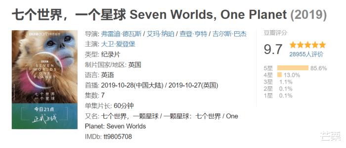 七部神级自然纪录片你看过几部,自然纪录片十大巅峰神作