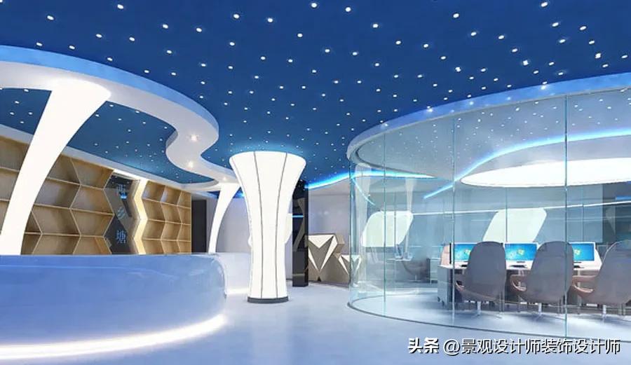 网咖网吧设计案例效果图,网吧设计效果图