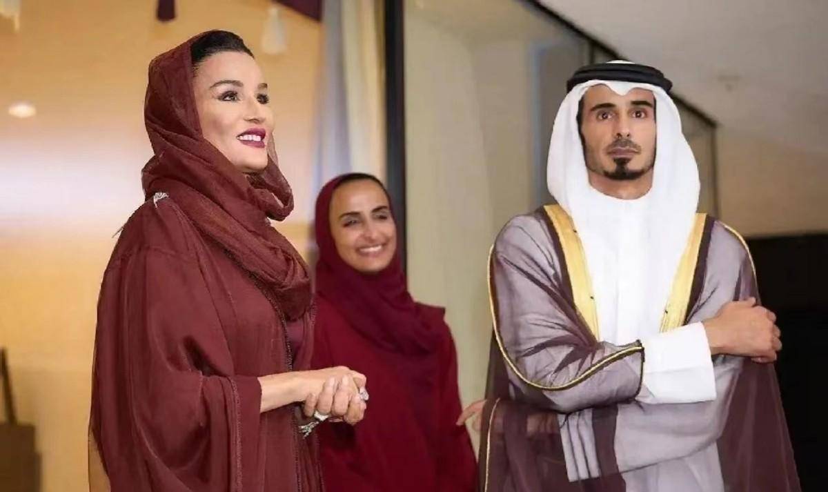 卡塔尔王太后气场,卡塔尔王太后英国女王