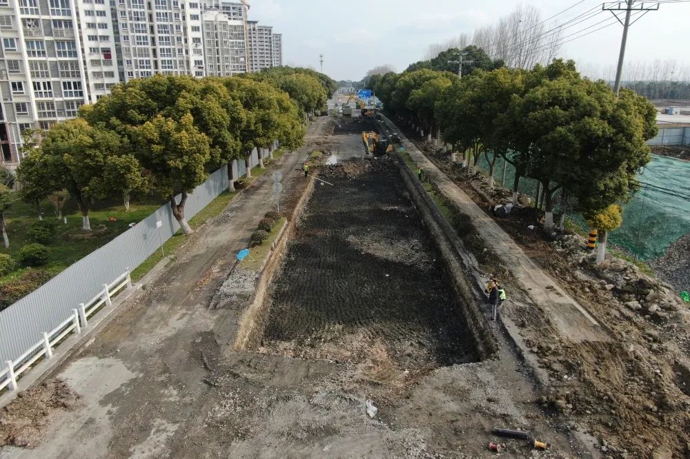 新改建学校施工,速看青云路步行街最新改造进度