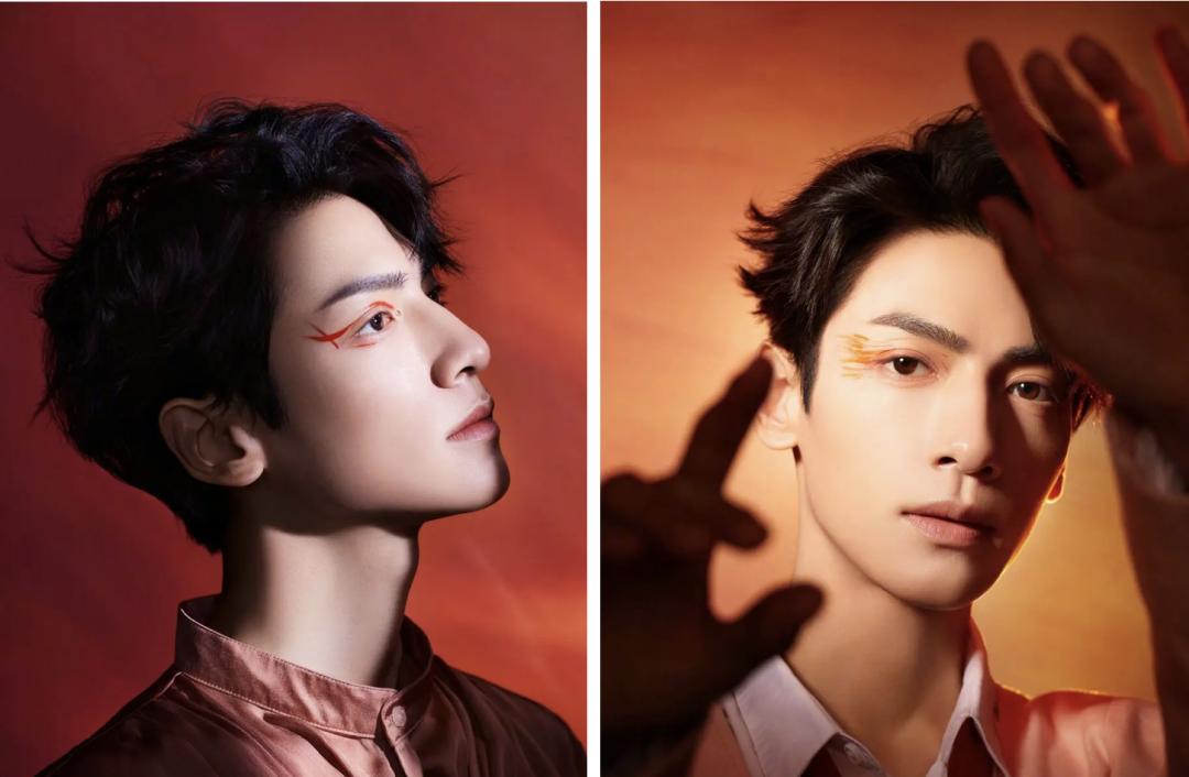 胡茬男口红,胡茬男星