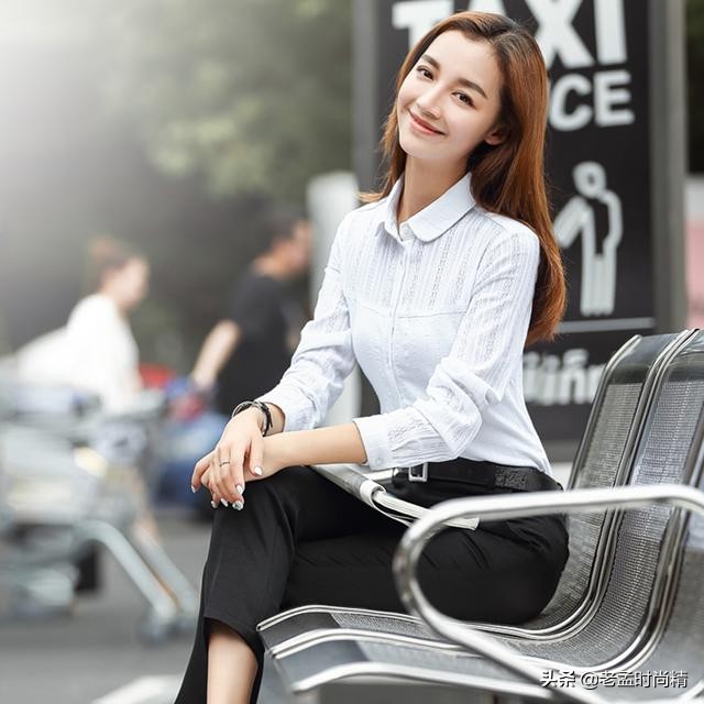 百搭洋气质韩版衬衫,秋季新款简约韩版百搭高级感衬衫