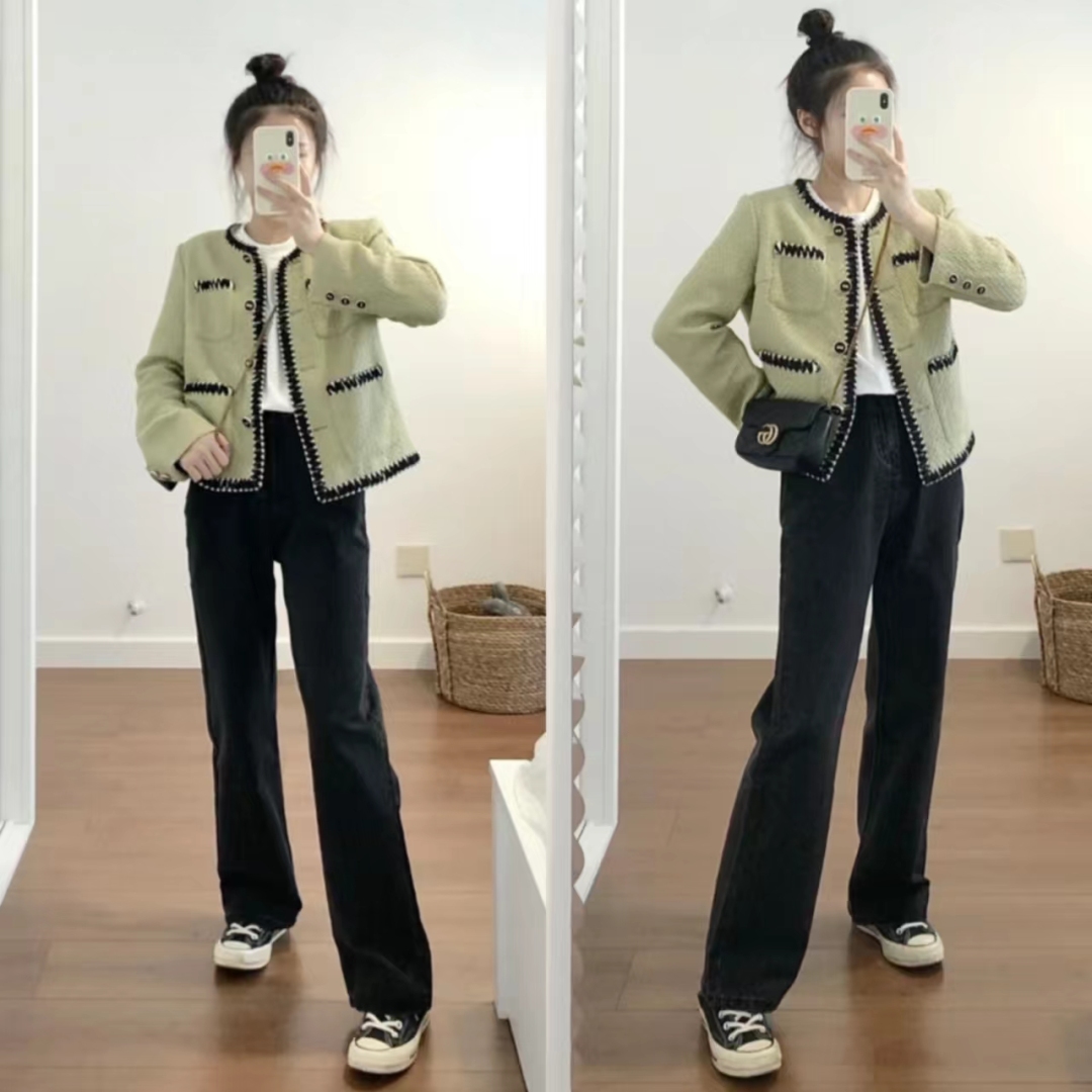 30-40岁洋气外套小香风套装,小香风外套年轻气质搭配