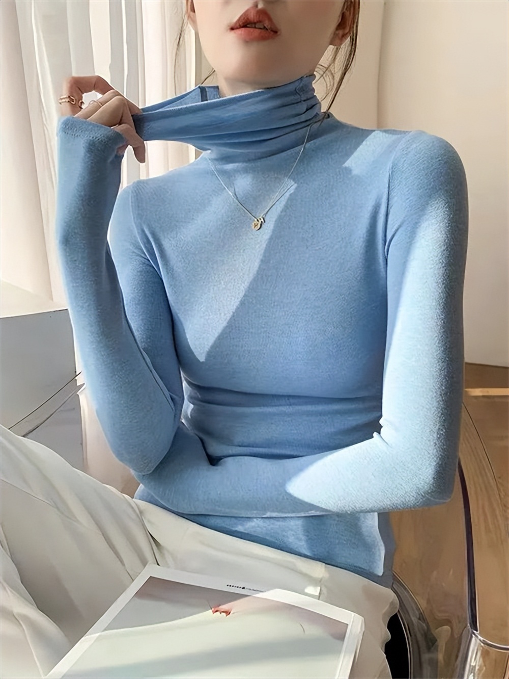 暖肤色穿蓝色好看吗,各种蓝色适合什么肤色的人穿