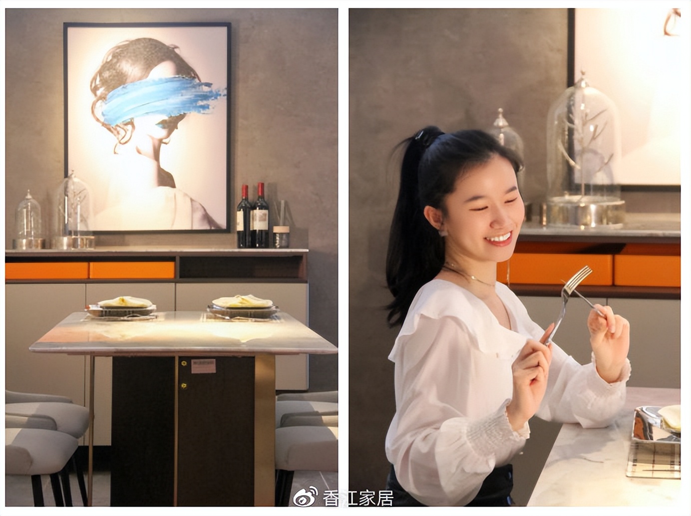 高颜值转盘餐桌家用加热,最流行实用的餐桌