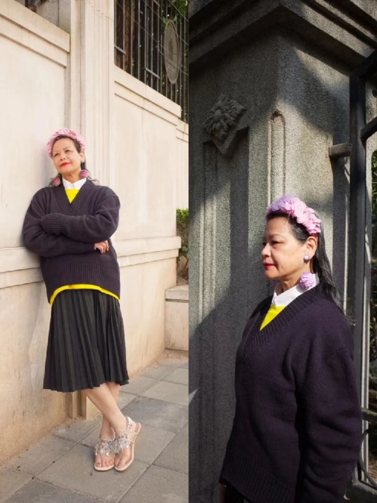 看了上海奶奶的变美过程，我再也不怕变老了，背驼发白也那么美丽