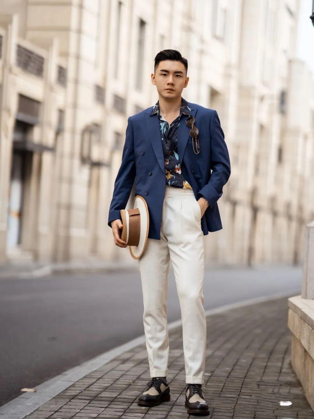 街拍男穿搭加图解,街拍男士穿衣搭配图