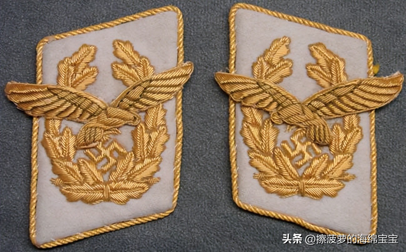 二战德国空军军衔标志,二战德国军衔级别对照表