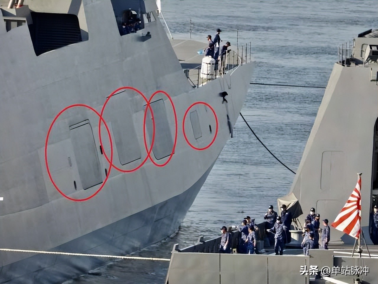 052d和日本护卫舰,052d驱逐舰高清细节图观赏