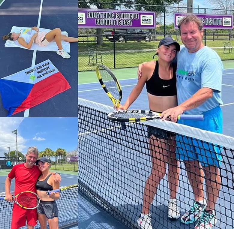 捷克16岁女选手赛场边被父亲和教练若无其事拍屁股，网友震惊了