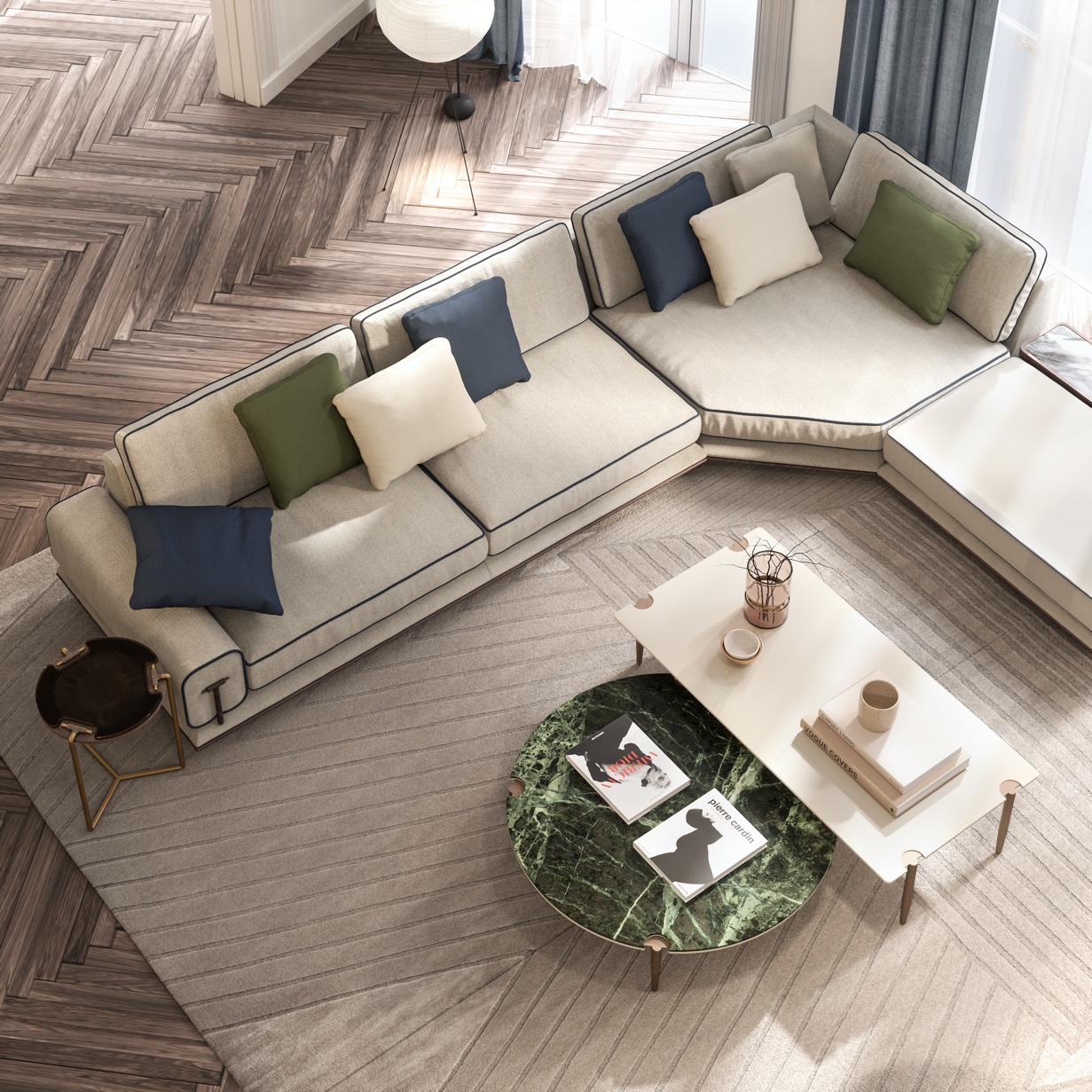 轻盈明亮的米兰现代空间，感受TURRI意式美感