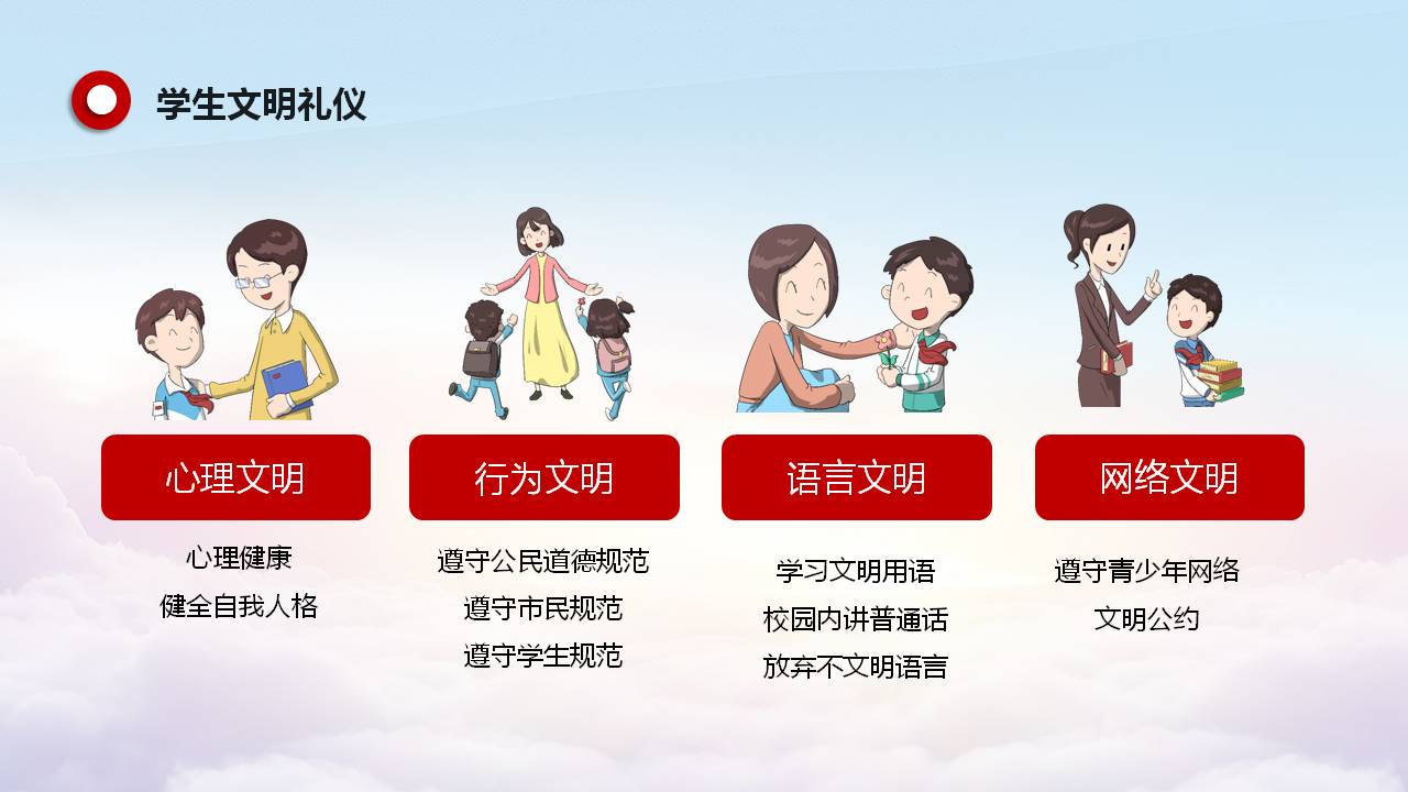 小学生文明礼仪主题班会免费ppt,小学生文明礼仪伴我行图片