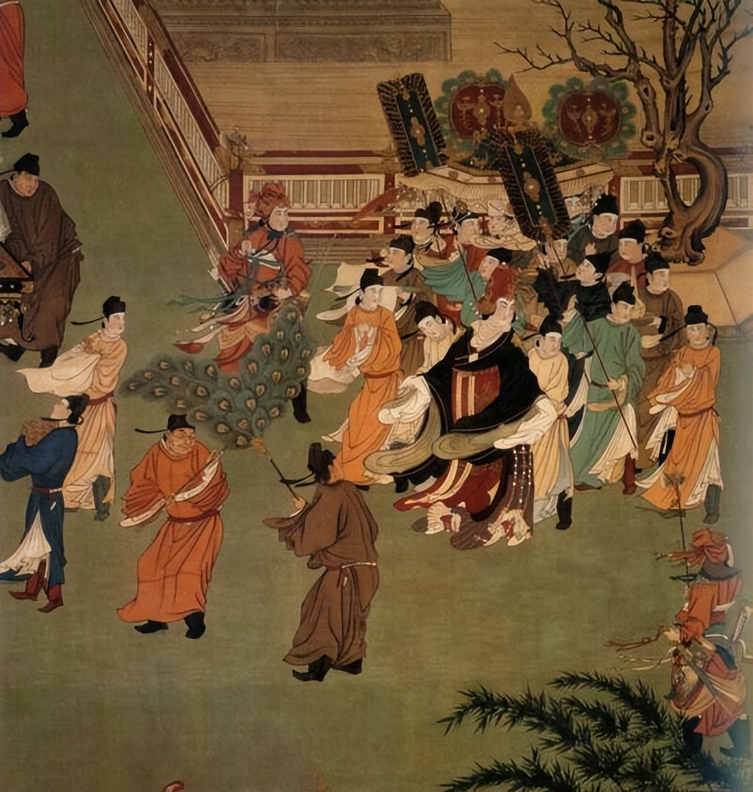 唐朝婚服凤冠霞帔还原图,唐朝时期婚服