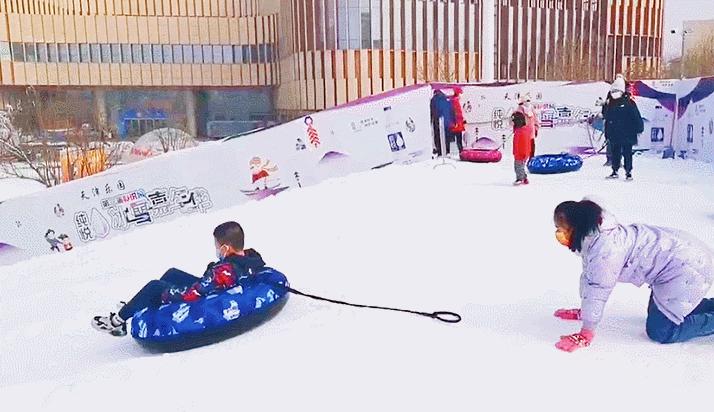 天津水上公园淘气堡,天津冰雪世界游乐园