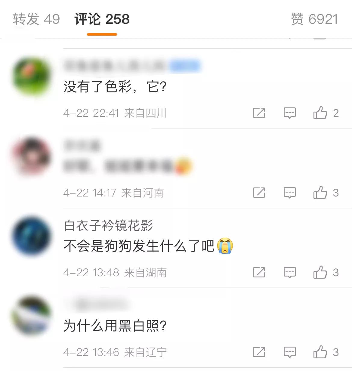 金星回应黑白照片乌龙事件：只是单纯喜欢黑白照，大家不要想多了