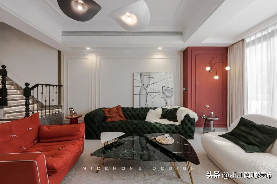 沙发不靠墙怎么摆放好看,客厅餐厅一体沙发不靠墙怎么设计