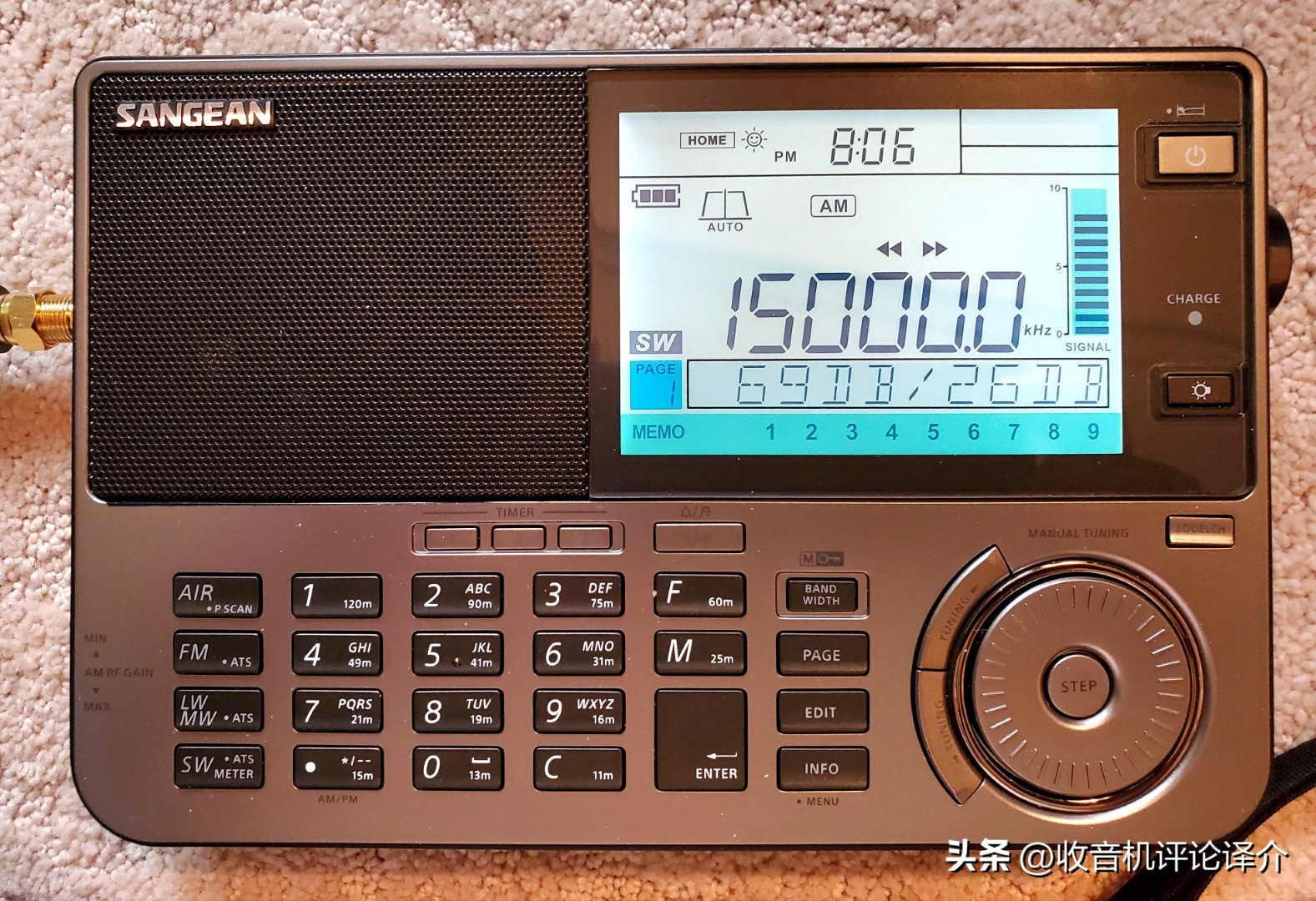 收音机中波性能,中波接收灵敏度最好的收音机