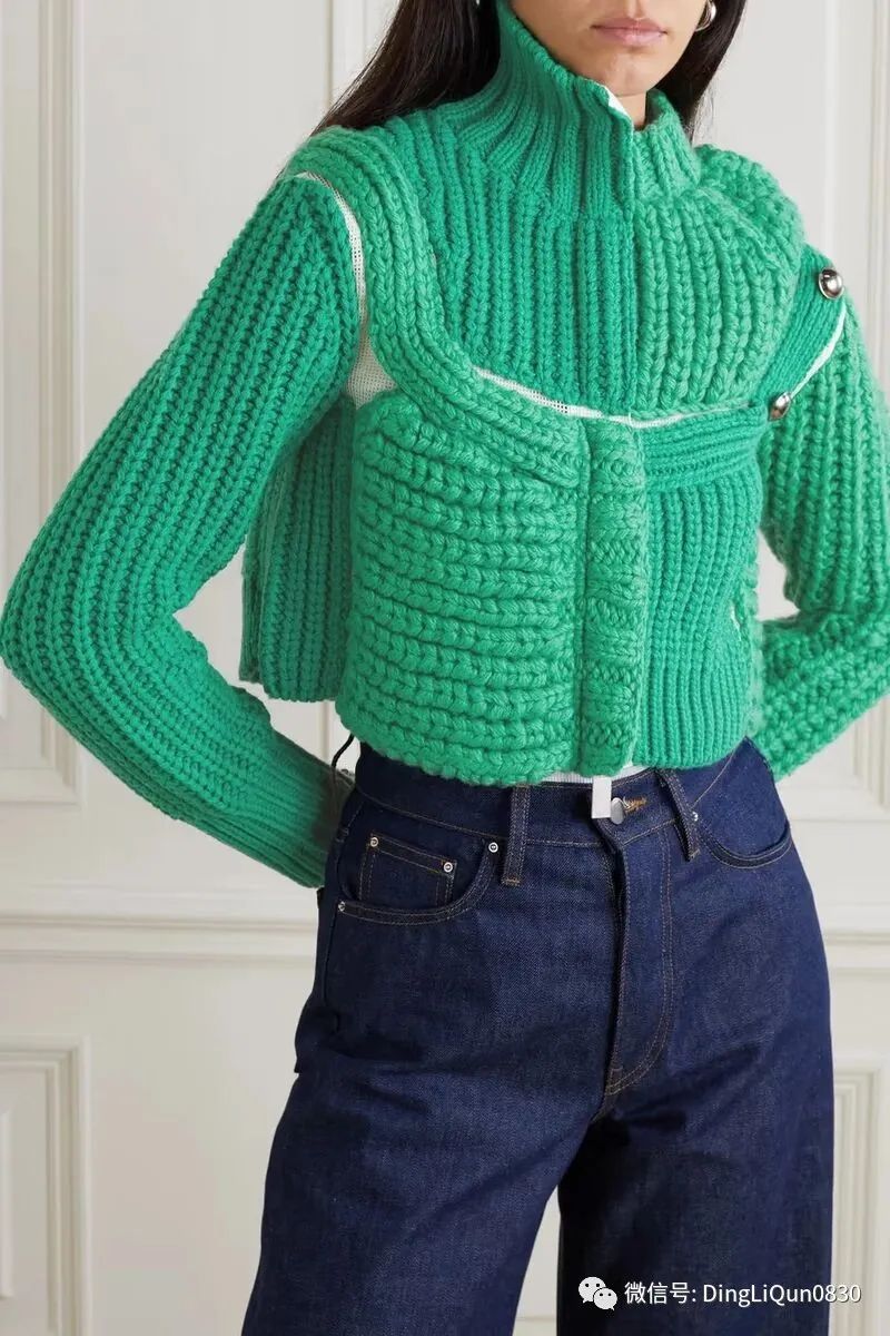 超好看的针织有趣图案开衫,针织作品40款时尚套头