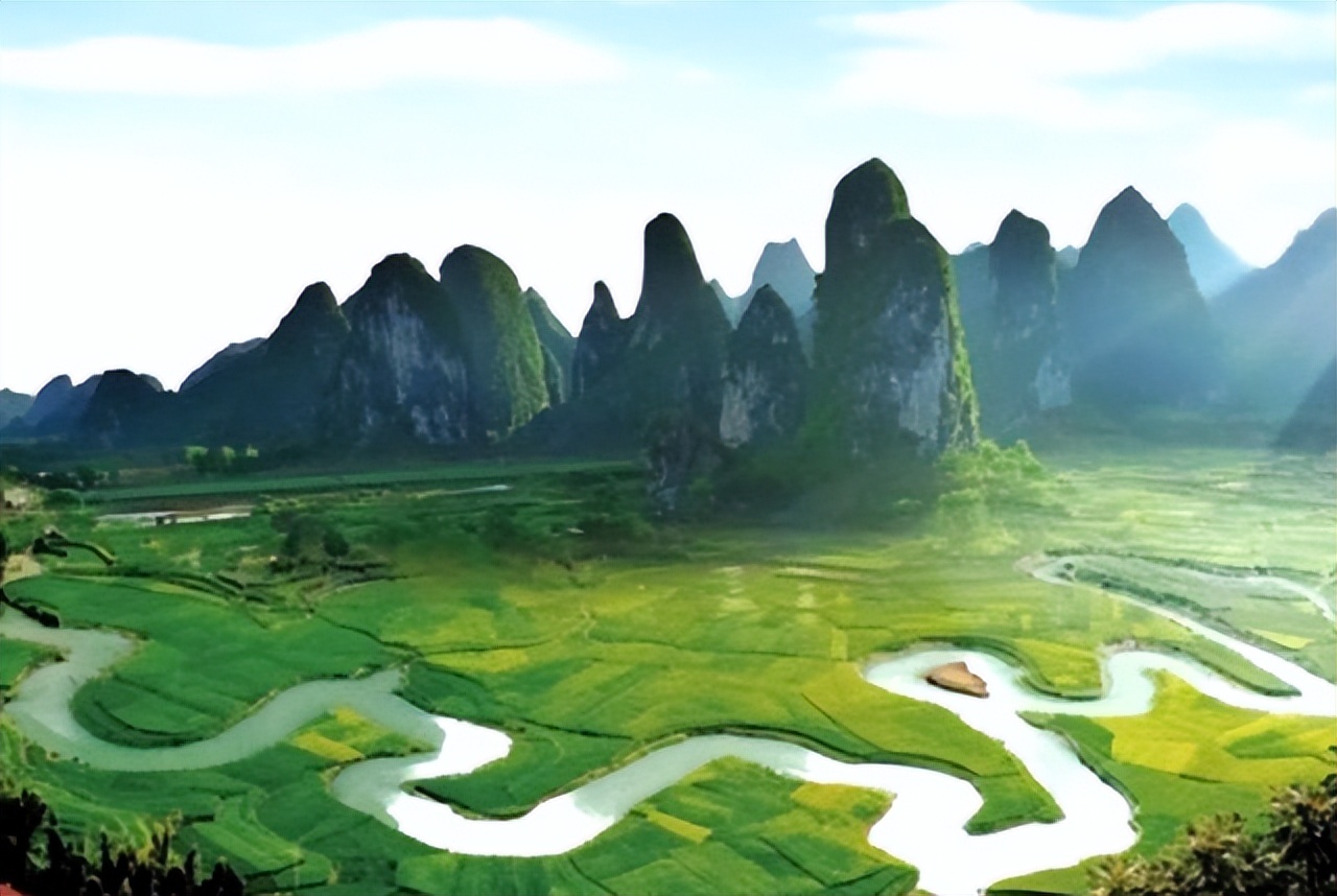 广西长寿之乡河池巴马风光,世界长寿之乡中国广西巴马