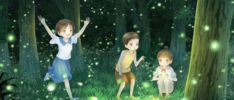 可爱的萤火虫拟人句,可爱的萤火虫幼儿完整版