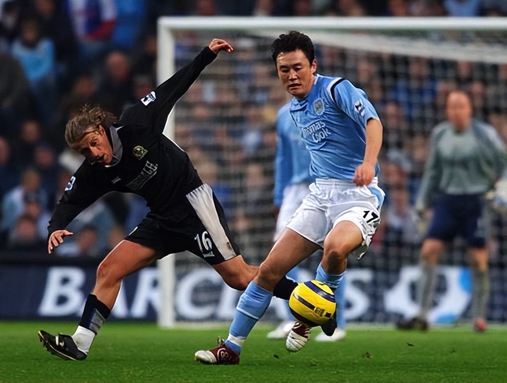 曼城名宿孙继海,孙继海曼城高光时刻单防鲁尼