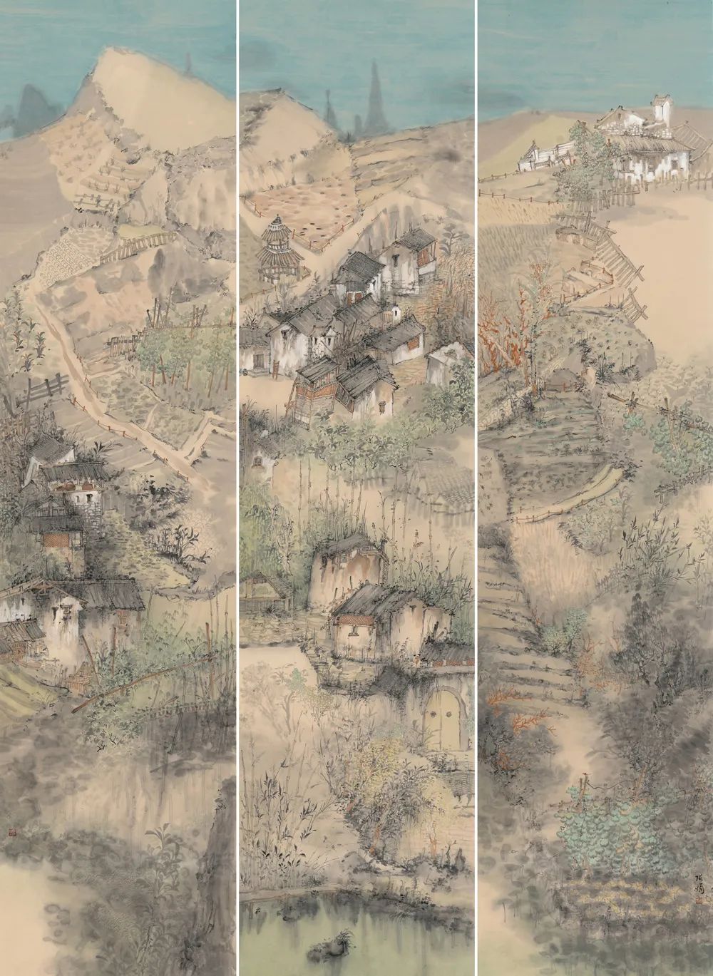 中国山水画家张娟,张娟国画