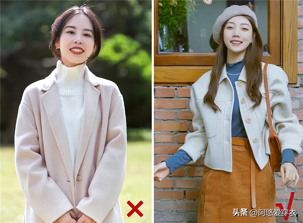 这几款短外套彰显十足的保暖力,外套这样穿不仅时髦保暖