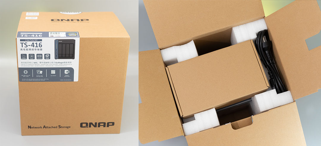 威联通TS-416详测，支持Docker，影音娱乐入门NAS丨西数红盘Plus