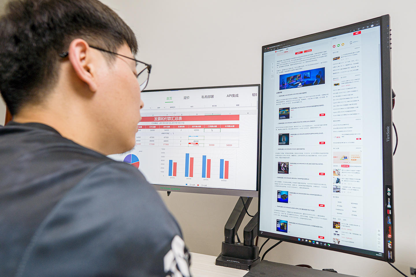 如何实现双屏办公,双屏办公桌面打造